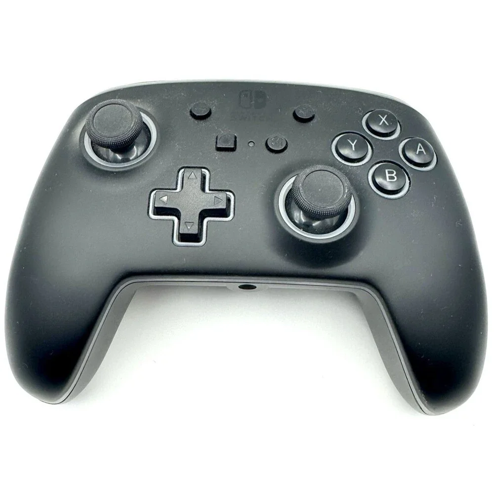 Nintendo Switch Light Enhanced Wired Controller Black-Glow Video Games